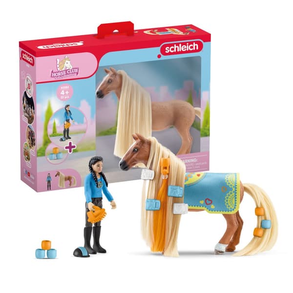 Schleich Kim ja Caramelo aloitussetti 42585 hevonen