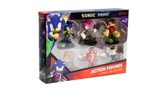 SONIC PRIME ACTIONFIGUR SÆT MED 6 MIXFIGURER