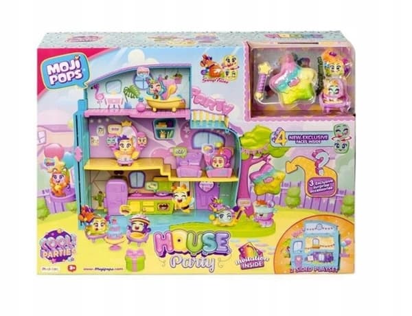 Moji Pops House Party PARTY HOUSE + 2 FIGURER