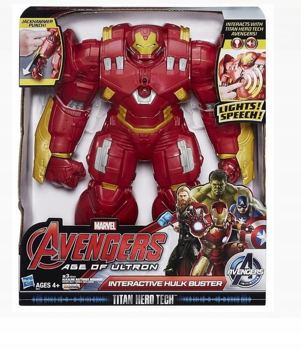 HASBRO HULKBUSTER IRONMAN STOR FIGUR MED LJUD