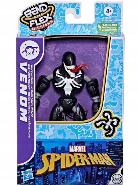 SPIDER-MAN TAITUTA JA FLEX-Figuuri 15 cm Venom F3845