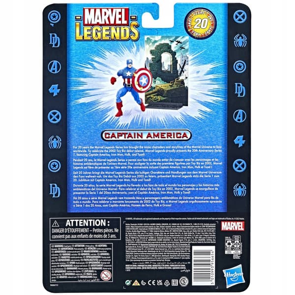 Marvel Legends Kapteeni Amerikka (20-vuotisjuhla)