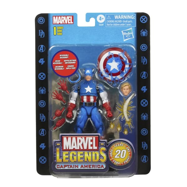 Marvel Legends Kapteeni Amerikka (20-vuotisjuhla)