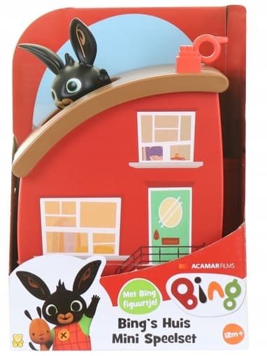 Bing Kaninen Bing Kaninen Husfigur och Hus