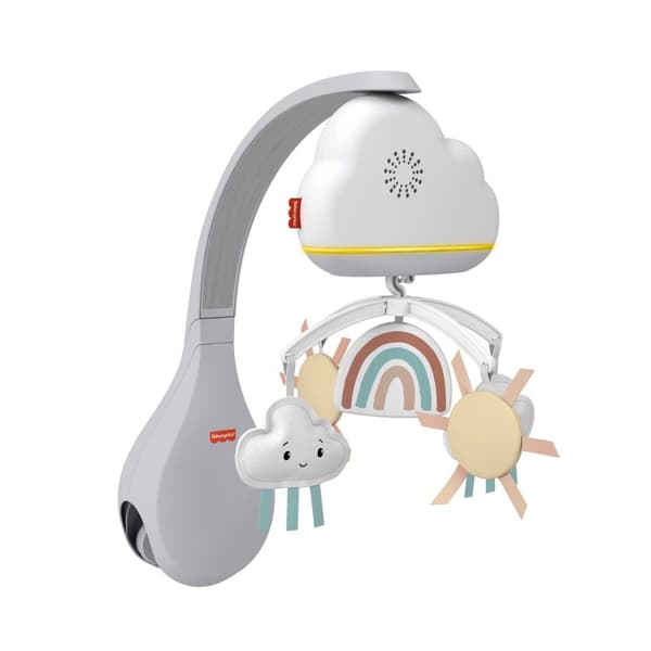 Mattel Fisher-Price Baby Crib Rainbow mobil og musikboks (HBP40)