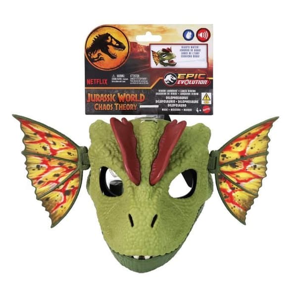 JURASSIC WORLD -naamio Dilophosaurus Venom Launcher HXF55