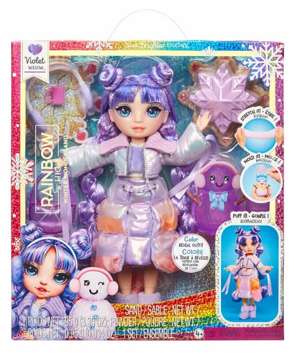 MGA Rainbow High Doll Winter Wonderland Violet (violetti) 120865