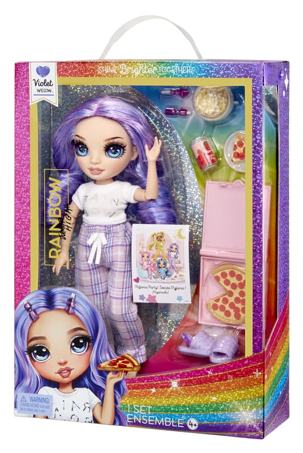 Rainbow High Junior High Pyjamas Party Modedocka - Violett (Lila)