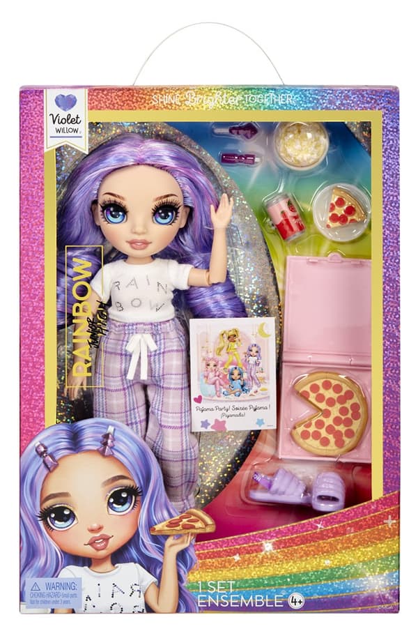 Rainbow High Junior High Pyjamas Party Modedocka - Violett (Lila)