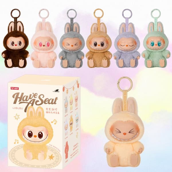 POP MART Labubu The Monsters – Have a Seat Series Blind Box 17 cm Vinylfigur | Samlefigur | Designerleke | Originalt produkt