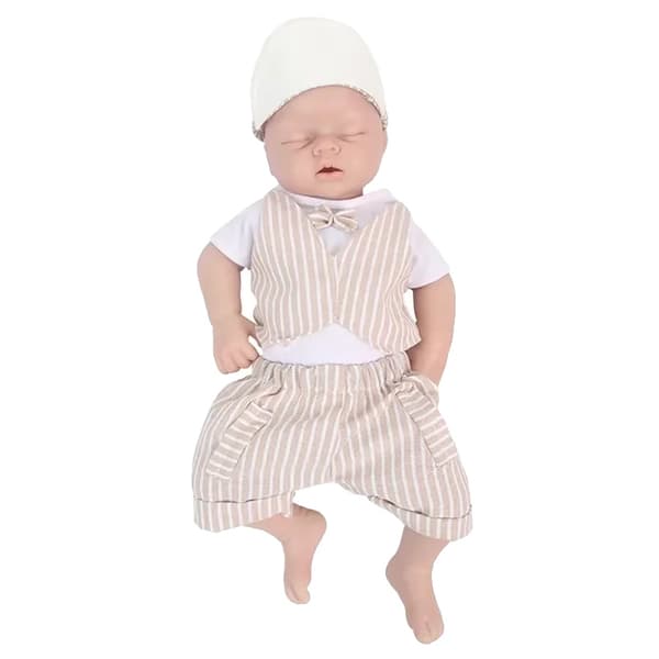 Silicone Uudelleensyntyneet Vauvanuket, Realistinen Ulkonäkö, Painotettu Keho,53cm (20.86 tuumaa) Poika