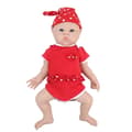 Miniatyrbillede 1 af 2: Silikone Reborn Baby Dukker, Realistisk Udseende, Vægtet Krop,47 cm (18,5 tommer) Pige
