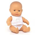 Miniatyrbild 2 av 2: Europeisk pojkdocka 21 cm, Miniland Dolls