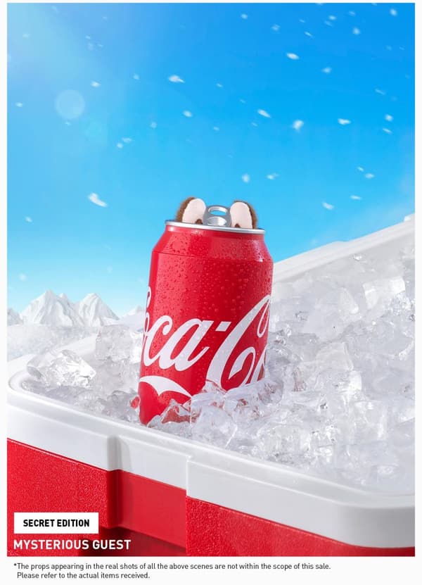 Pop Mart Labubu secret – Coca-Cola The Monsters vinylfigur 17 cm – garanteret hemmelig figur