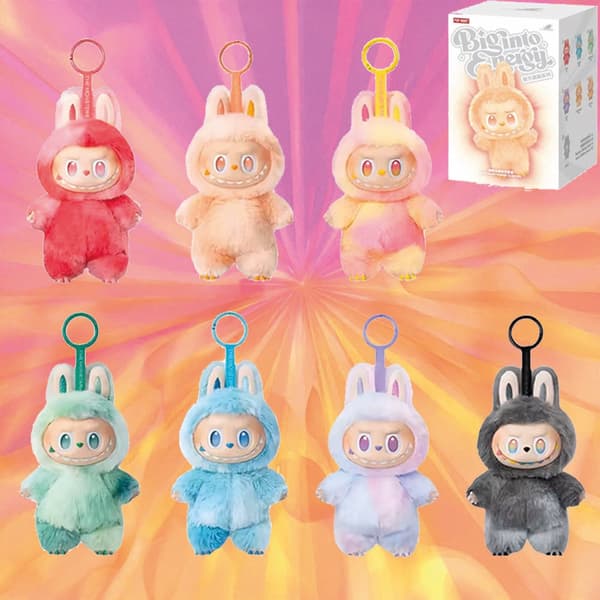 POP MART Labubu The Monsters 3.0 Big into Energy 17 cm blind box figur i vinyl og plys tilfældig model originalprodukt