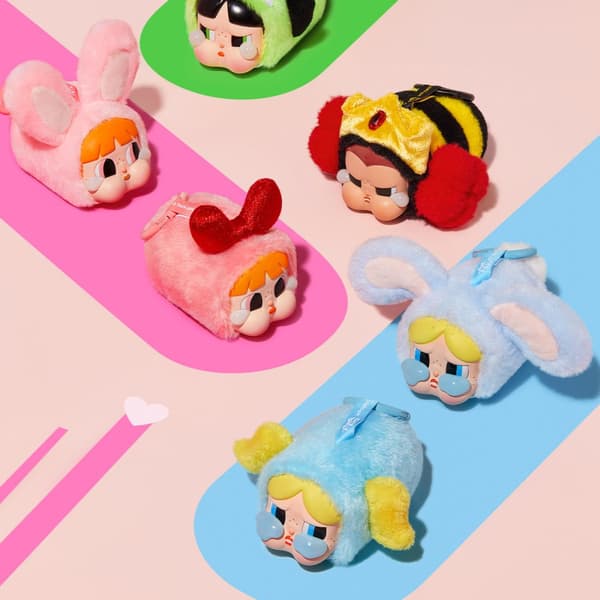 POP MART CRYBABY × The Powerpuff Girls Vinyl Face Plush Blind Box