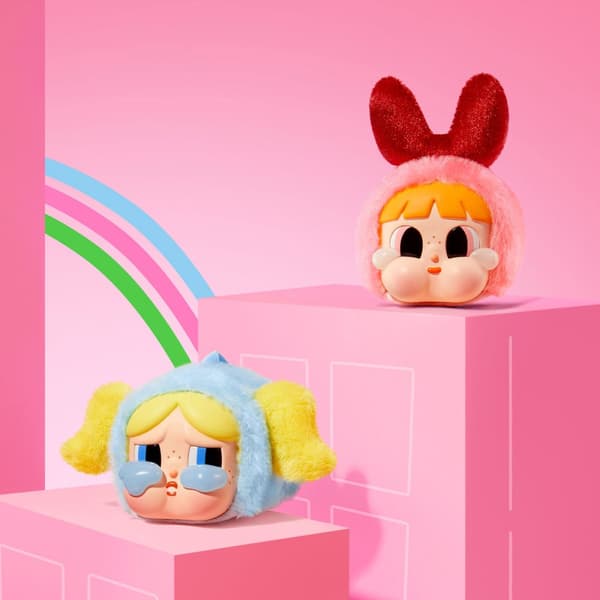 POP MART CRYBABY × The Powerpuff Girls Vinyl Face Plush Blind Box