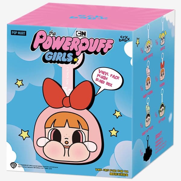 POP MART CRYBABY × The Powerpuff Girls Vinyl Face Plush Blind Box