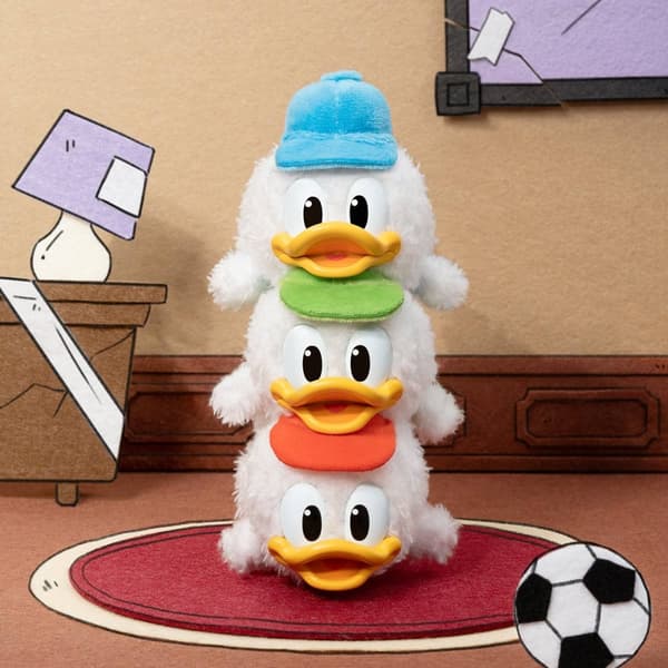 POP Mart Mickey Family Cute Together Keychain Series Vinyl Plush Blind Box