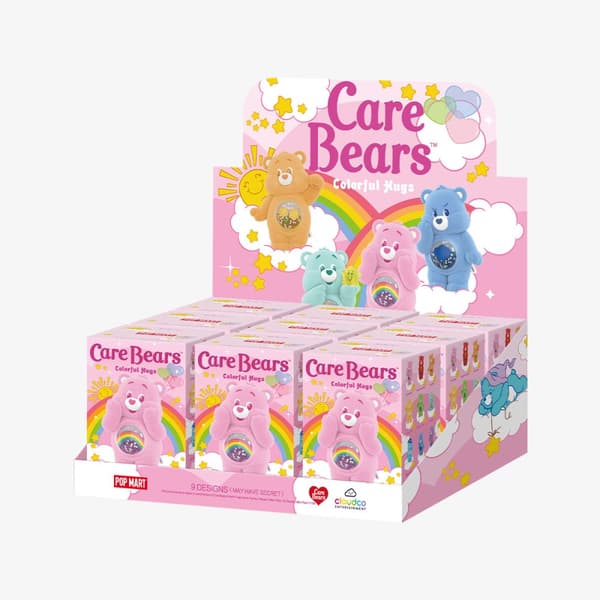 POP MART Care Bears Colorful Hugs Series Vinyl Plush Blind Box