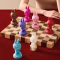 Miniatyrbillede 3 af 5: Pop Mart Labubu The Monsters Let’s Checkmate Series Scented Candle Single Blind Box