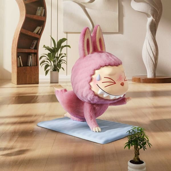 POP Mart The Monsters Lazy Yoga Series Figures Vinyl Plush Blind Box