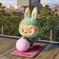 Miniatyrbilde 4 av 11: POP Mart The Monsters Lazy Yoga Series Figures Vinyl Plush Blind Box