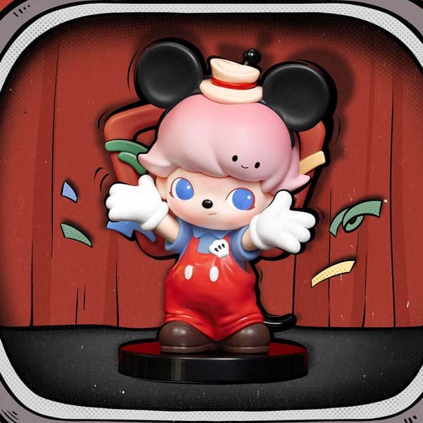 POP Mart DIMOO World × Disney Series Figures Vinyl Plush Blind Box