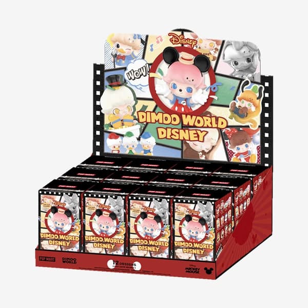 POP Mart DIMOO World × Disney Series Figures Vinyl Plush Blind Box
