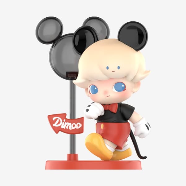 POP Mart DIMOO World × Disney Series Figures Vinyl Plush Blind Box
