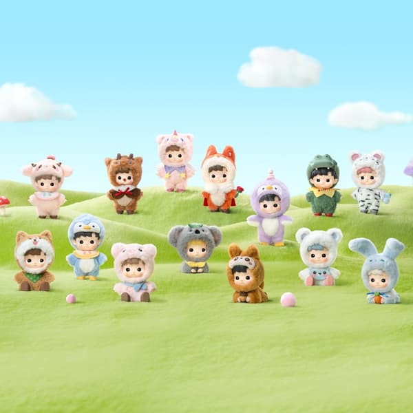 POP Mart Hacipupu Snuggle With You Series Figures Vinyl Plush Blind Box