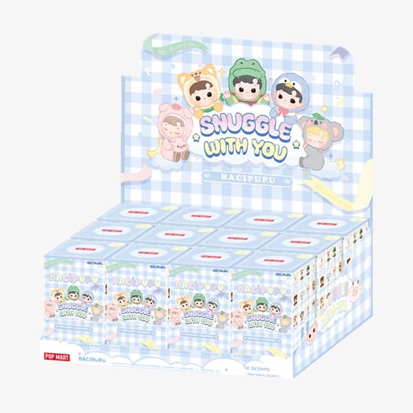 POP Mart Hacipupu Snuggle With You Series Figures Vinyl Plush Blind Box