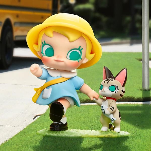 POP Mart Baby Molly & Baby Tabby Series Figures Vinyl Plush Blind Box