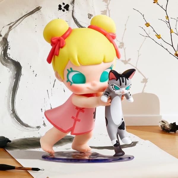 POP Mart Baby Molly & Baby Tabby Series Figures Vinyl Plush Blind Box