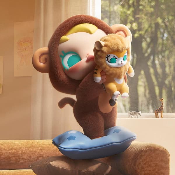 POP Mart Baby Molly & Baby Tabby Series Figures Vinyl Plush Blind Box