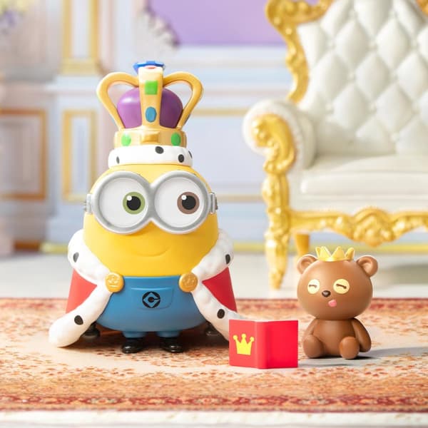 POP MART Minions Bedtime Stories by Bob and Tim Series Figures Vinyl Plush Blind Box