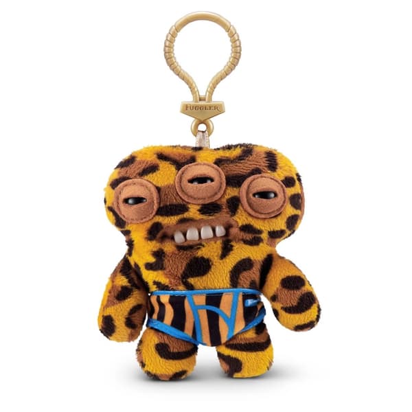 Fuggler® S4 Nøkkelring ca. 12 cm | Morsom Plysjfigur | Tilfeldig Modell | Kultsamlerfigur fra ZURU | Kawaii Veskeanheng