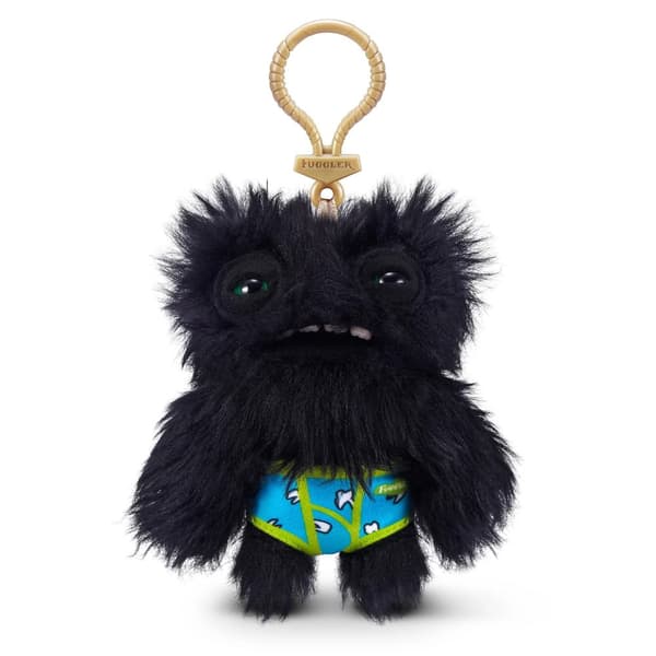 Fuggler® S4 Nøkkelring ca. 12 cm | Morsom Plysjfigur | Tilfeldig Modell | Kultsamlerfigur fra ZURU | Kawaii Veskeanheng