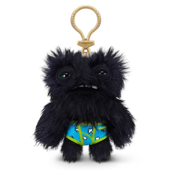 Fuggler® S4 Nøkkelring ca. 12 cm | Morsom Plysjfigur | Tilfeldig Modell | Kultsamlerfigur fra ZURU | Kawaii Veskeanheng