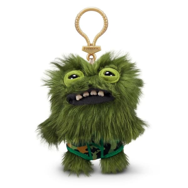 Fuggler® S4 Nøkkelring ca. 12 cm | Morsom Plysjfigur | Tilfeldig Modell | Kultsamlerfigur fra ZURU | Kawaii Veskeanheng