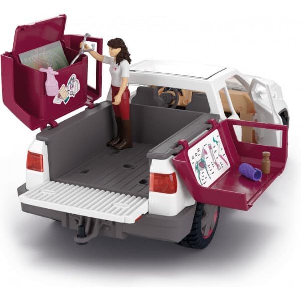 Schleich Horse Club 42704 Liikkuva eläinlääkäri perävaunulla