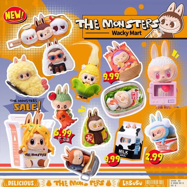 Pop Mart Labubu – The Monsters Wacky Mart Series Figures blind box
