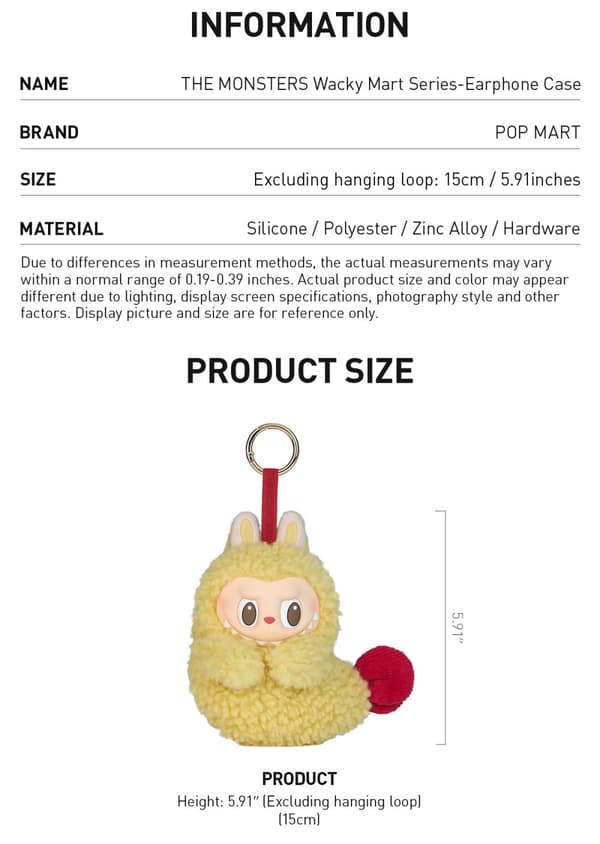 Pop Mart Labubu – The Monsters Wacky Mart Series Earphone Case