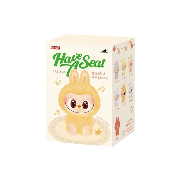 Pop Mart Labubu The Monsters – Have a Seat Vinyl Plush Blind Box