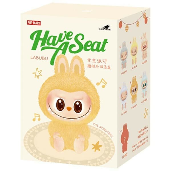 Pop Mart Labubu The Monsters – Have a Seat Vinyl Plush Blind Box