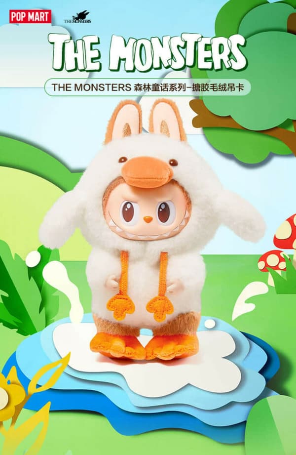 Pop Mart Labubu The Monsters – Forest Fairy Tale Series Vinyl Plush Hanging Card