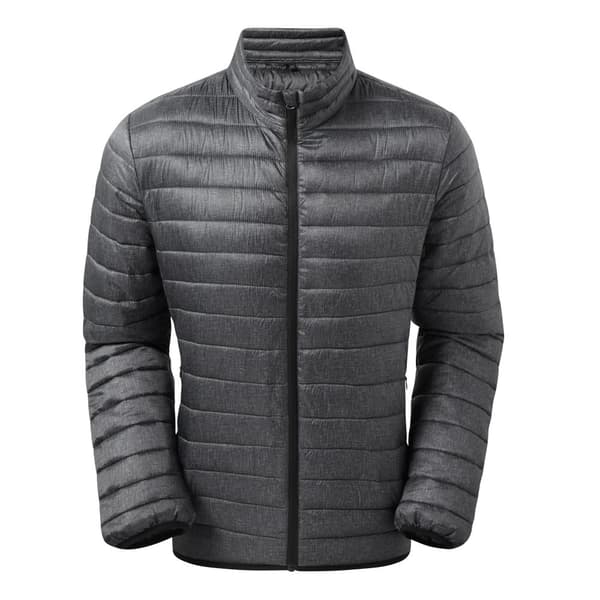 2786 Mens Melange Padded Jacket Charcoal Melange L