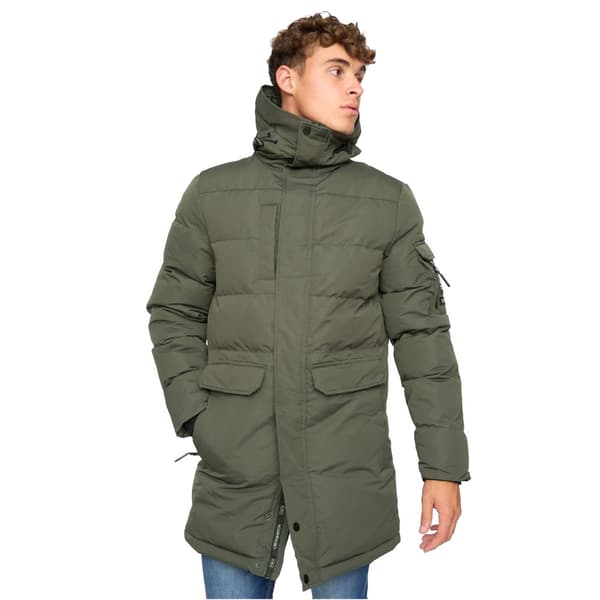 Crosshatch Mens Milwaka Long Padded Jacket