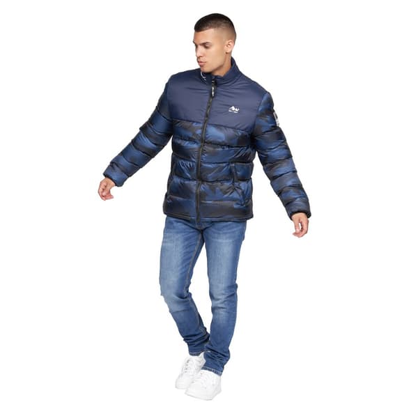 Born Rich Mens Carlito Camo Oversized Padded Jacket