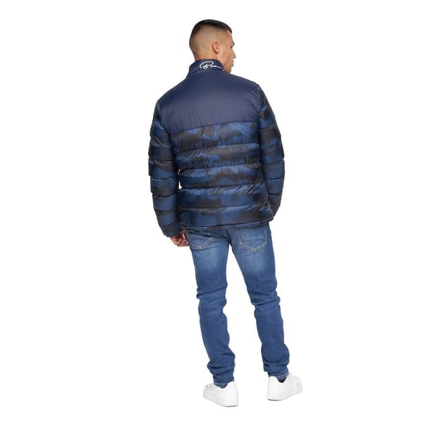 Born Rich Mens Carlito Camo Oversized Padded Jacket